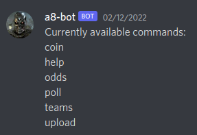 output of help command